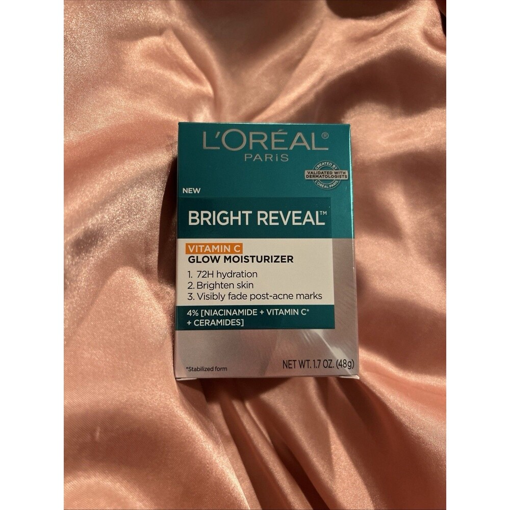 L'Oréal Paris Bright Reveal Vitamin C Glow Moisturizer 72 Hour Hydration 1.7 oz